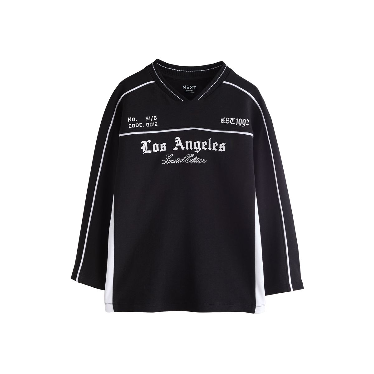 T-shirt manches longues imprimé, NEXT