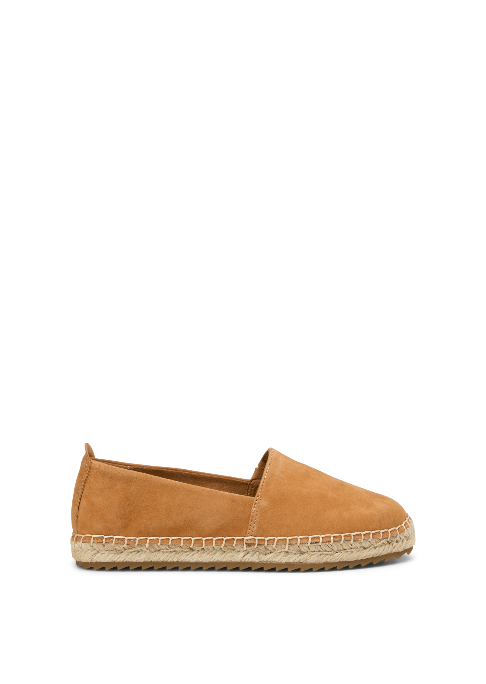 Espadrilles en cuir de chèvre suédé, MARC O'POLO