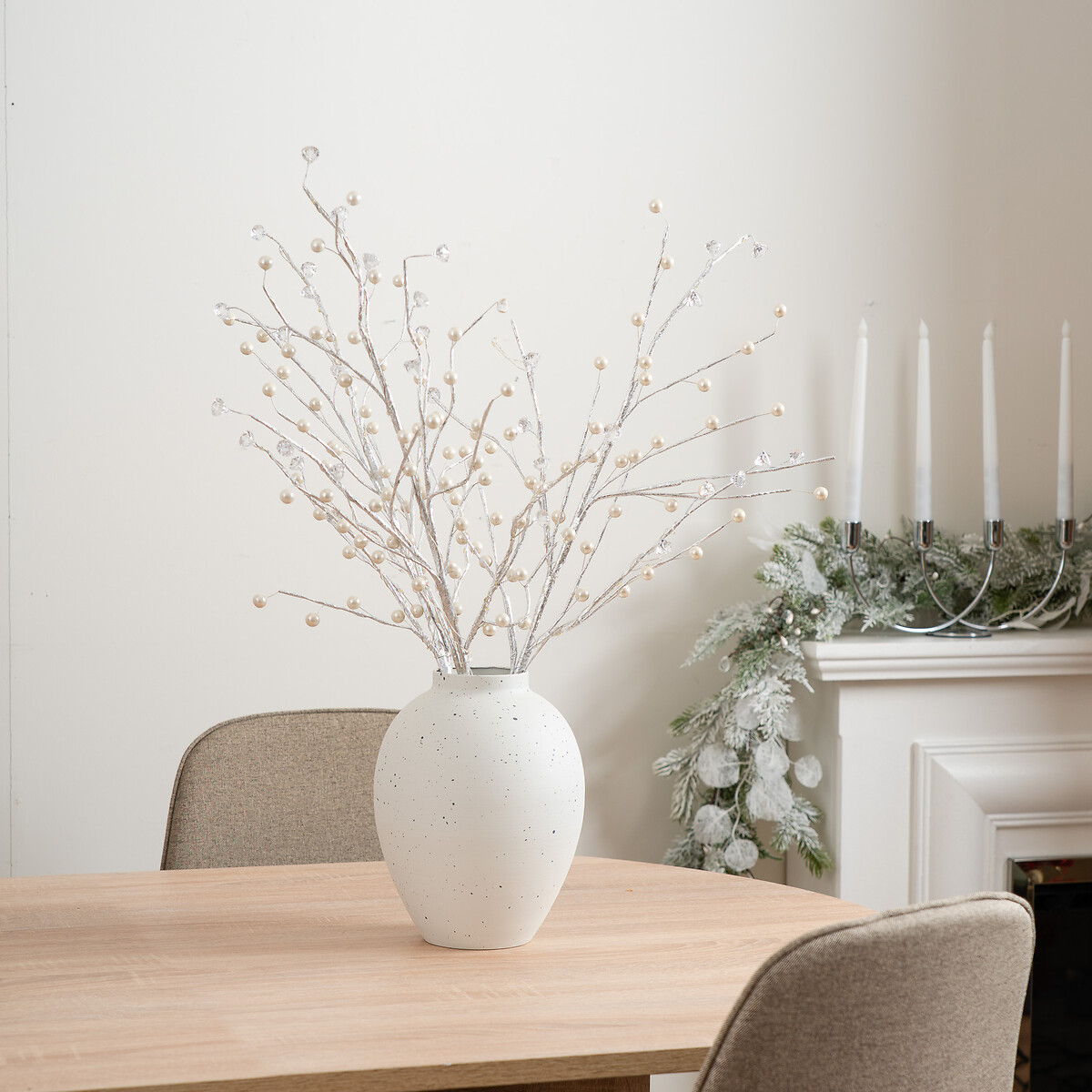 Set of 2 70cm Pre-lit Bead Branches, SO'HOME