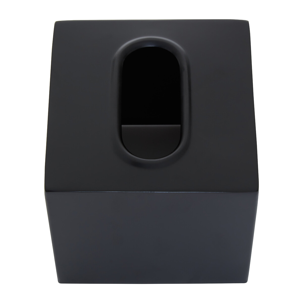 Black plastic best sale tissue box cover