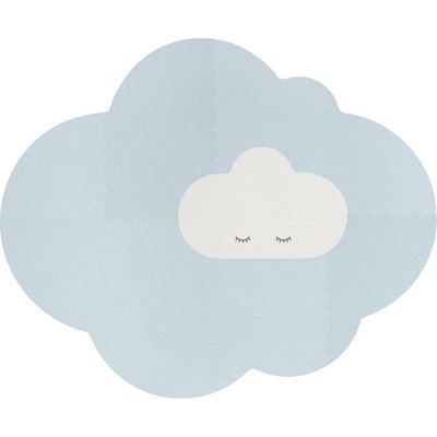 Quut Playmat - Head in the clouds L Dusty Blue QUUT