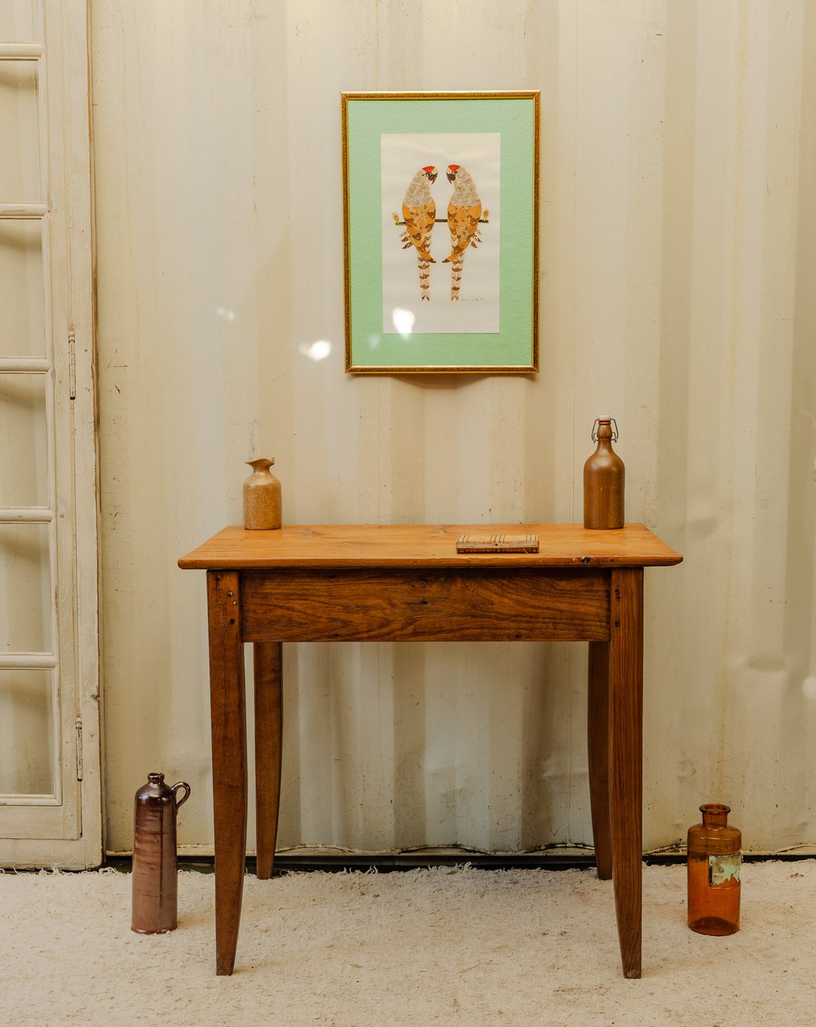 Table d'appoint en bois Francine N°1700 - Bon état, DEBONGOUT