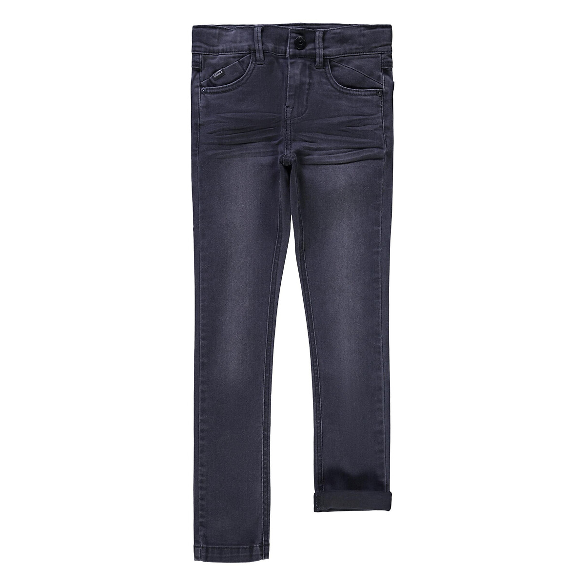 Image of Mid Rise Skinny Jeans in Organic Cotton Mix, 8-14 Years