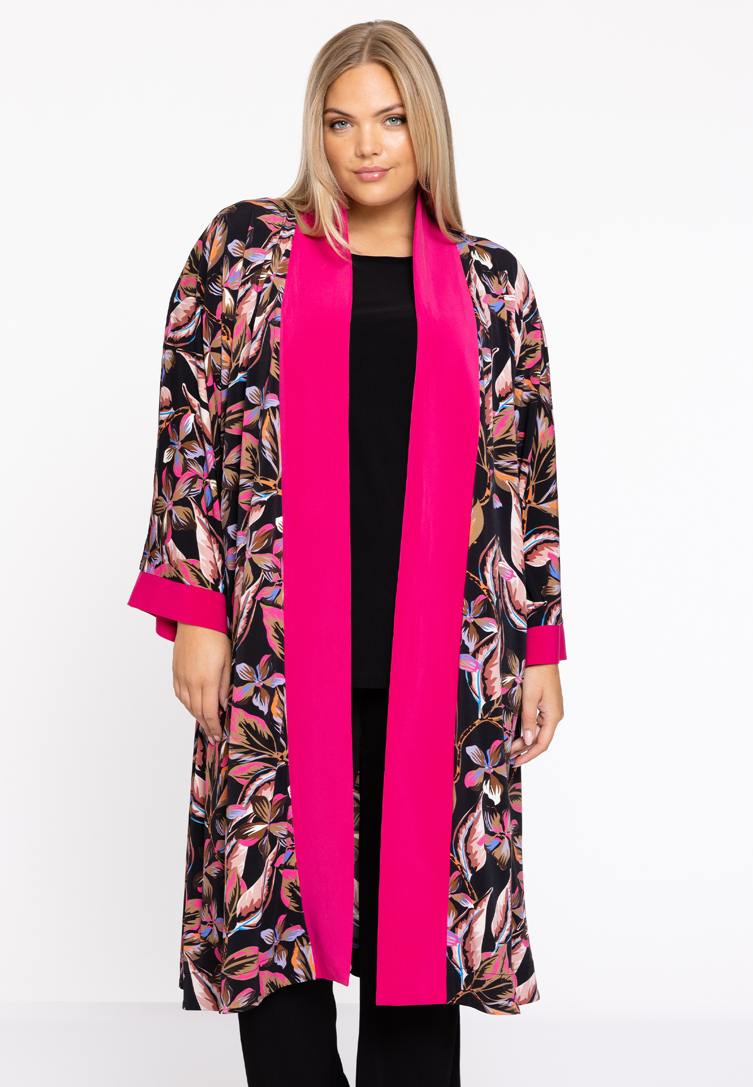 Kimono imprimé / imprimée floral, YOEK