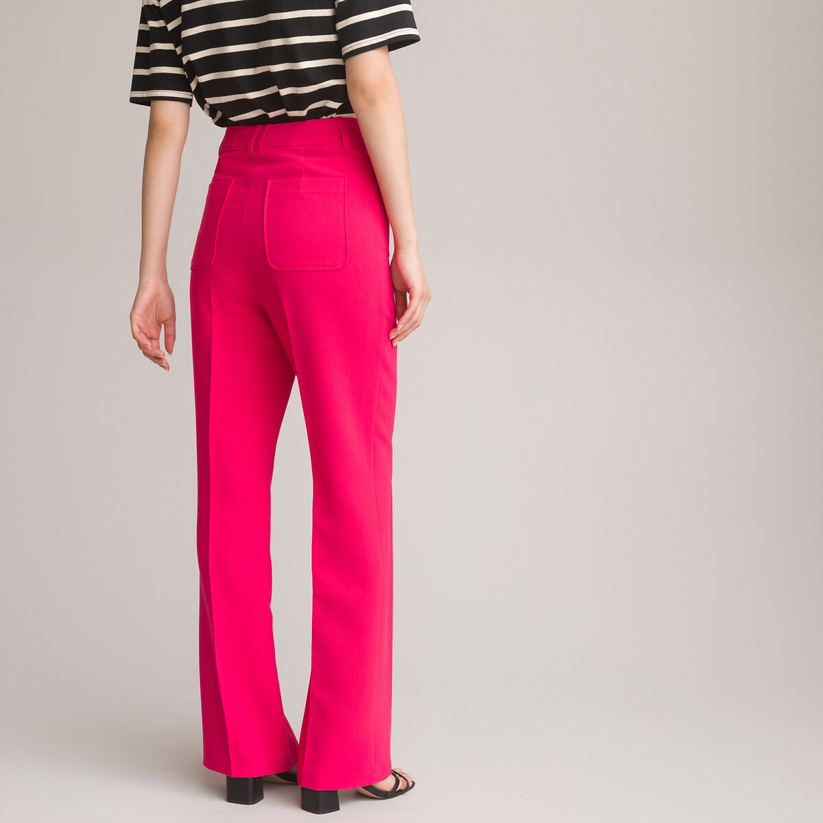 Pantalon flare rose fuchsia La Redoute Collections