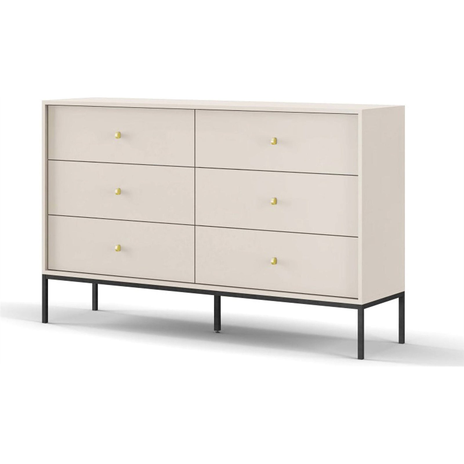 Commode vintage six tiroirs MONNE, RECOLLECTION
