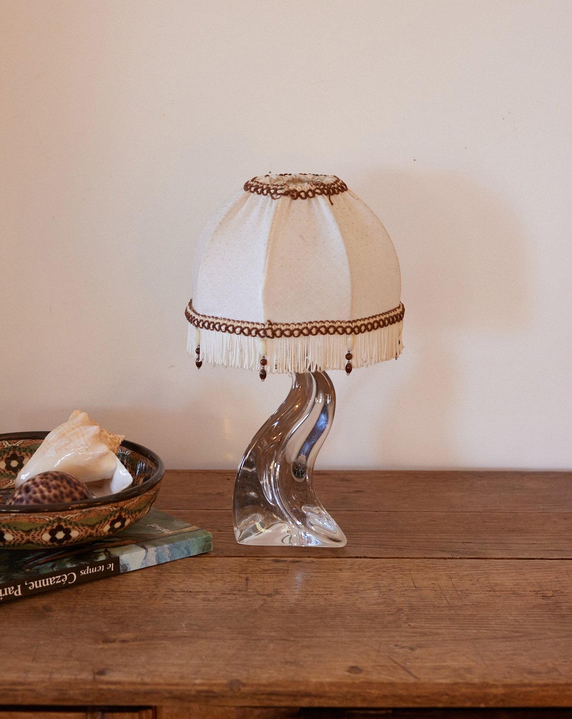 Petite lampe en cristal vintage  Julia N°1063 - Bon état, DEBONGOUT