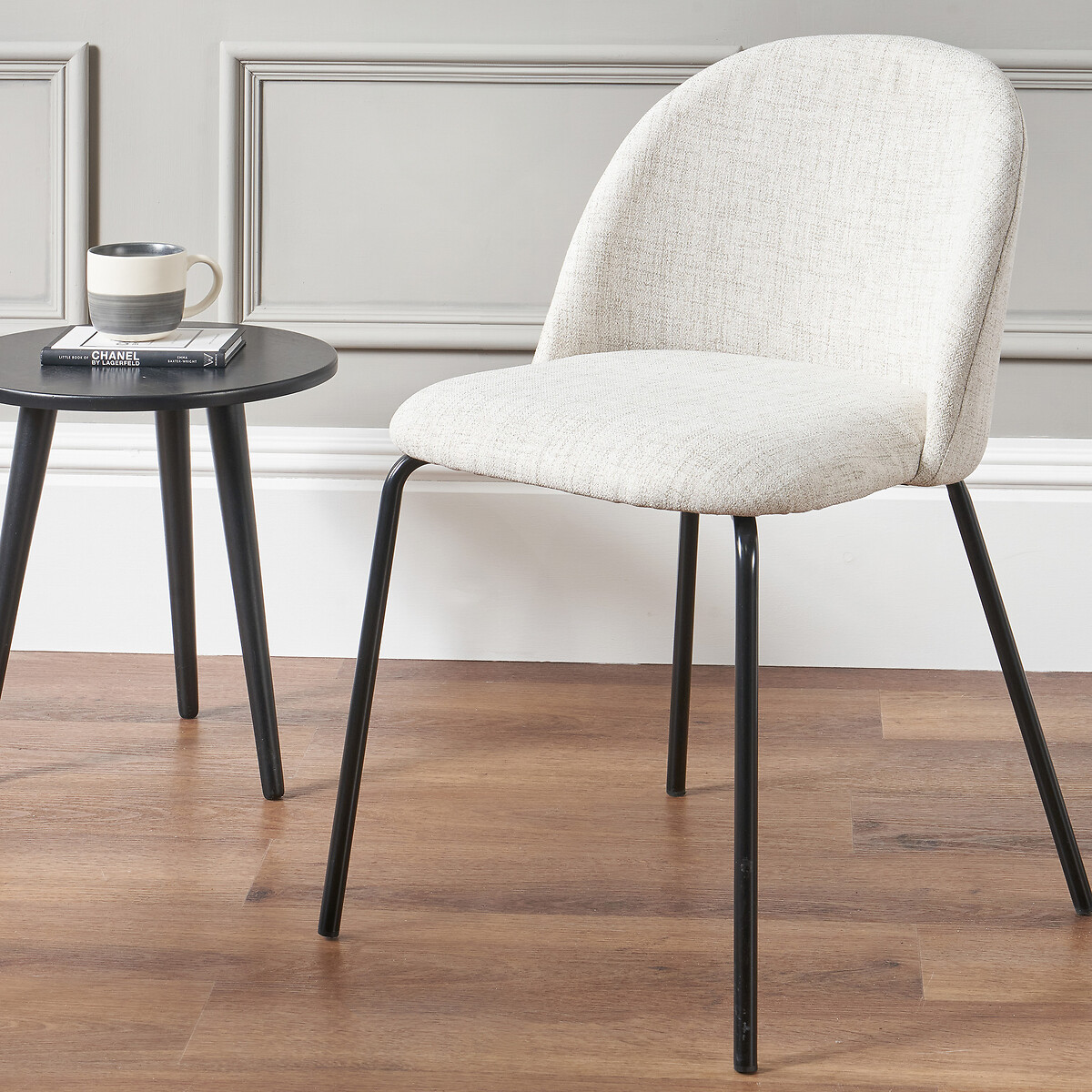 Tavi Linen & Metal Dining Chair, SO'HOME