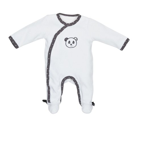 Pyjama bébé 1 mois blanc Sauthon