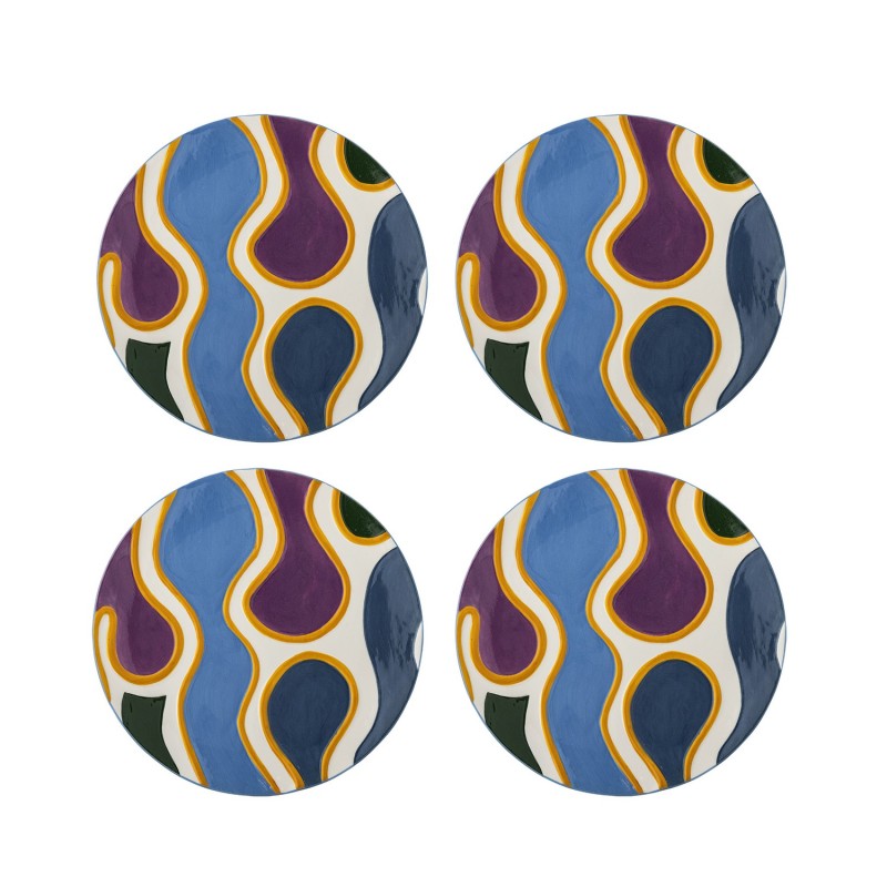 Petites assiettes design  Salacia set de 4, BLOOMINGVILLE