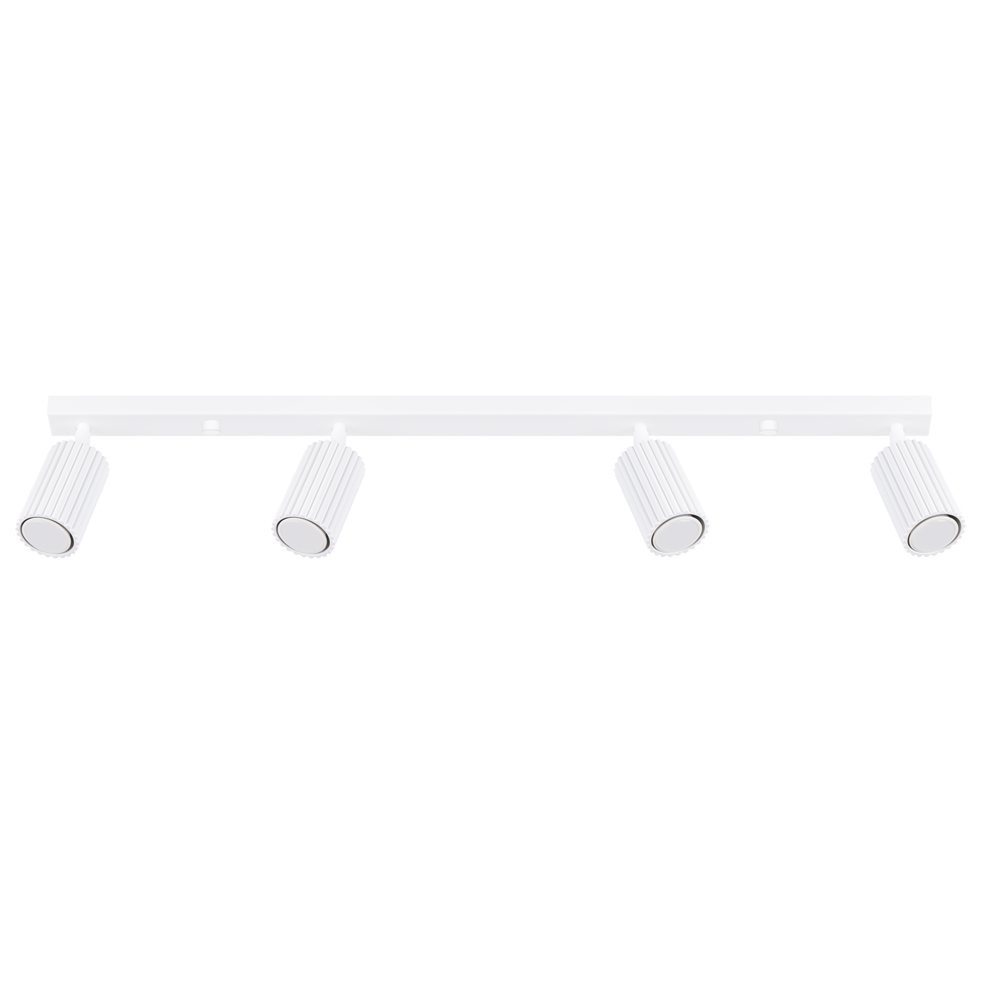 Plafonnier Aluminium Blanc GU10 4 Karbon Line, EDEN