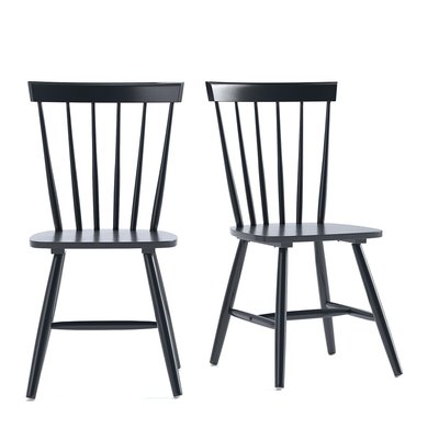 Set of 2 Jimi Solid Wood Spindle-Back Chairs LA REDOUTE INTERIEURS