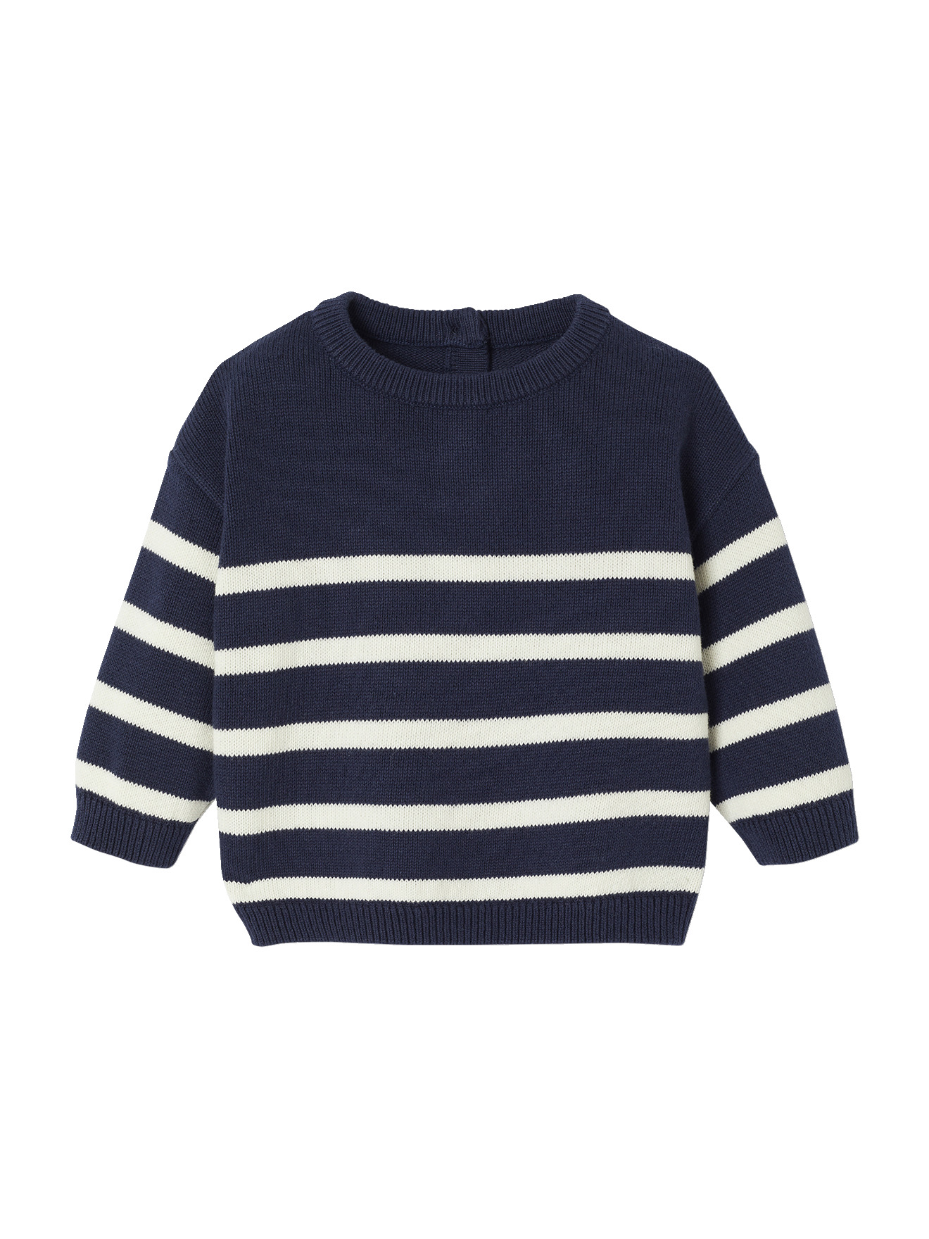 Pull bébé rayé en tricot, VERTBAUDET