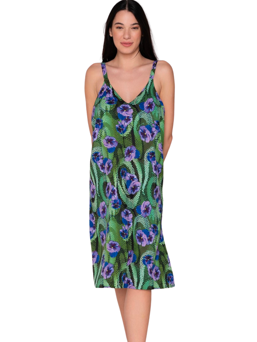 Robe estivale à bretelles BLOSSOM, LUNA SPLENDIDA
