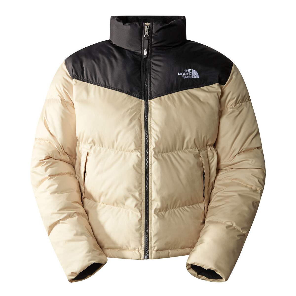 Image of Quilted Padded Jacket with Embroidered Logo