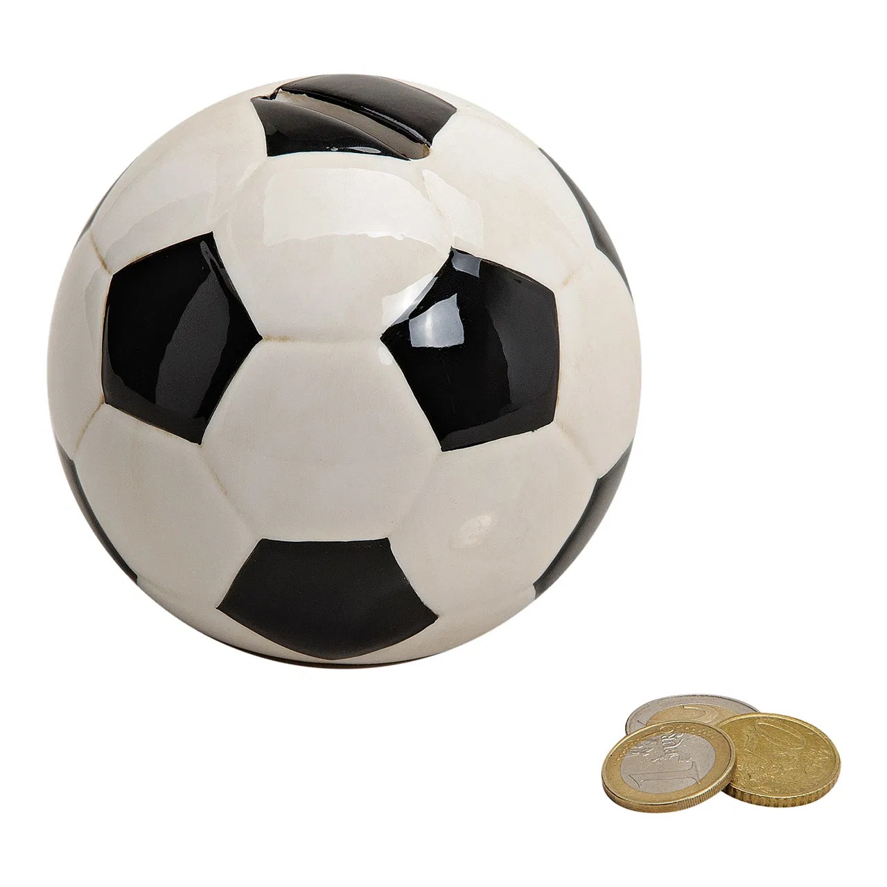 Tirelire en céramique ballon de foot, EDEN