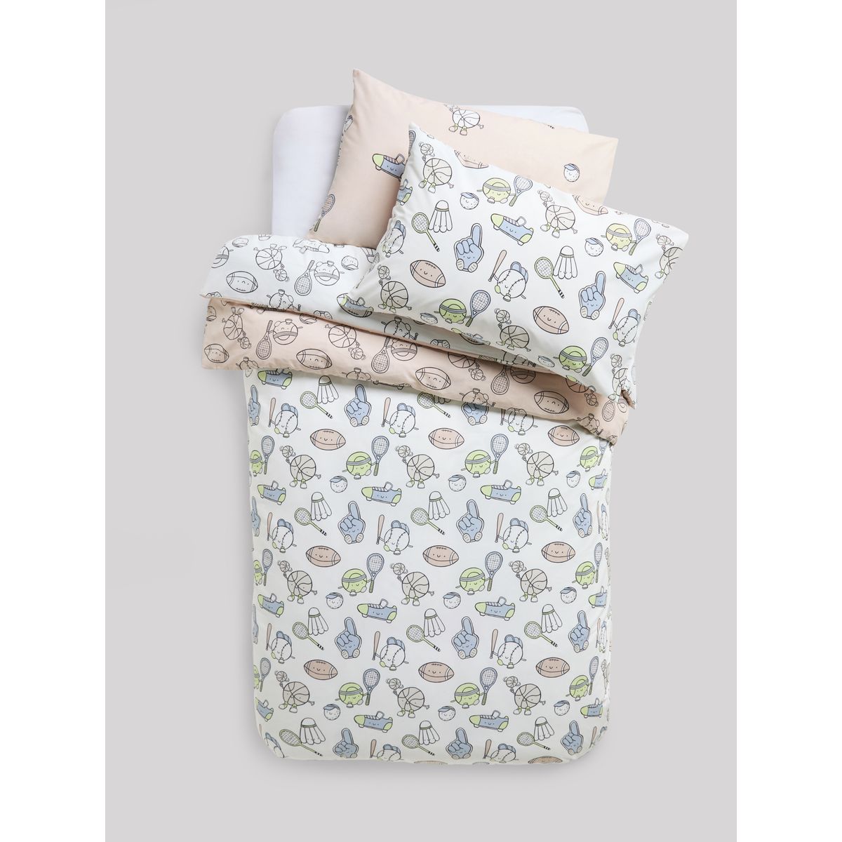 Housse de couette et taies, lot 2, NEXT