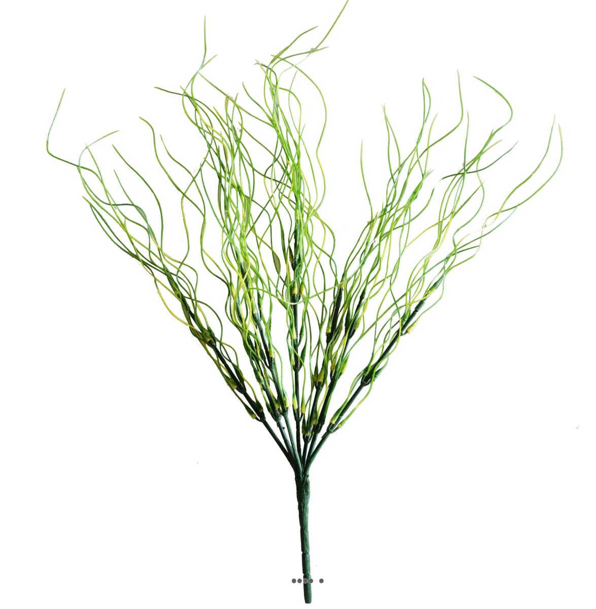 Herbe folle artificielle vert-jaune en piquet, ARTIFICIELLES