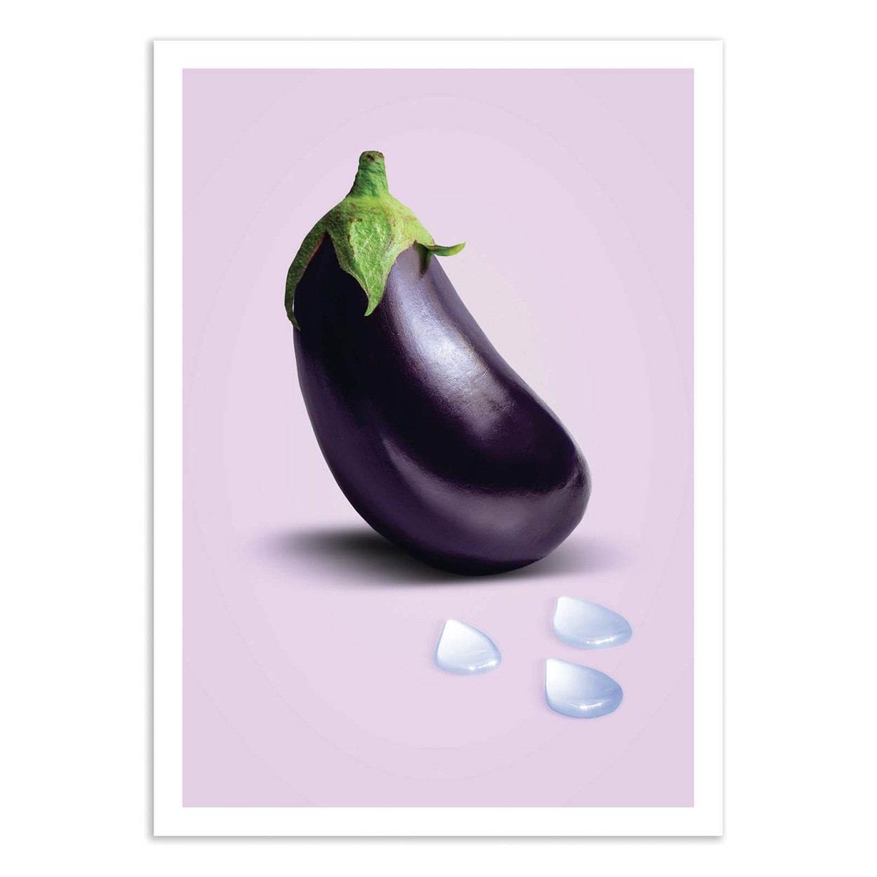 Affiche d'art - Juicy eggplant - Jonas Loose, WALL EDITIONS