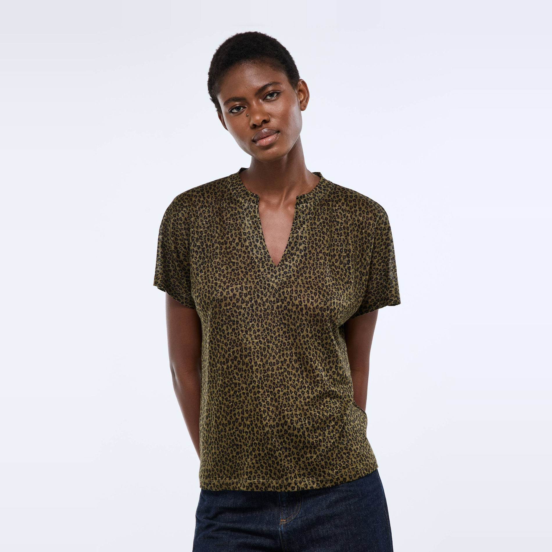 T-shirt manches courtes imprimé, MONOPRIX