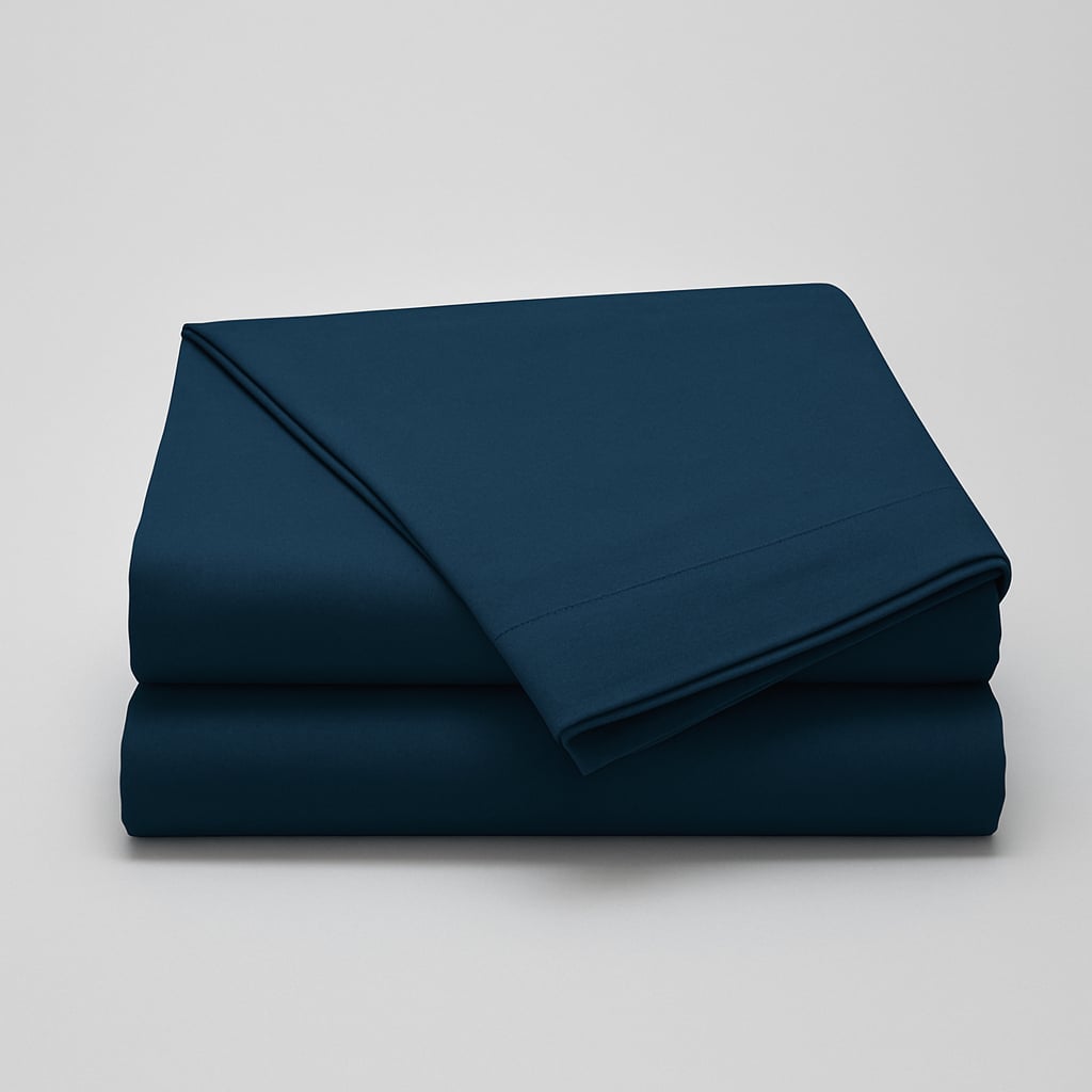 Drap plat satin de coton égyptien 240 fils - 600tc NEW YORK, COTTON & CO