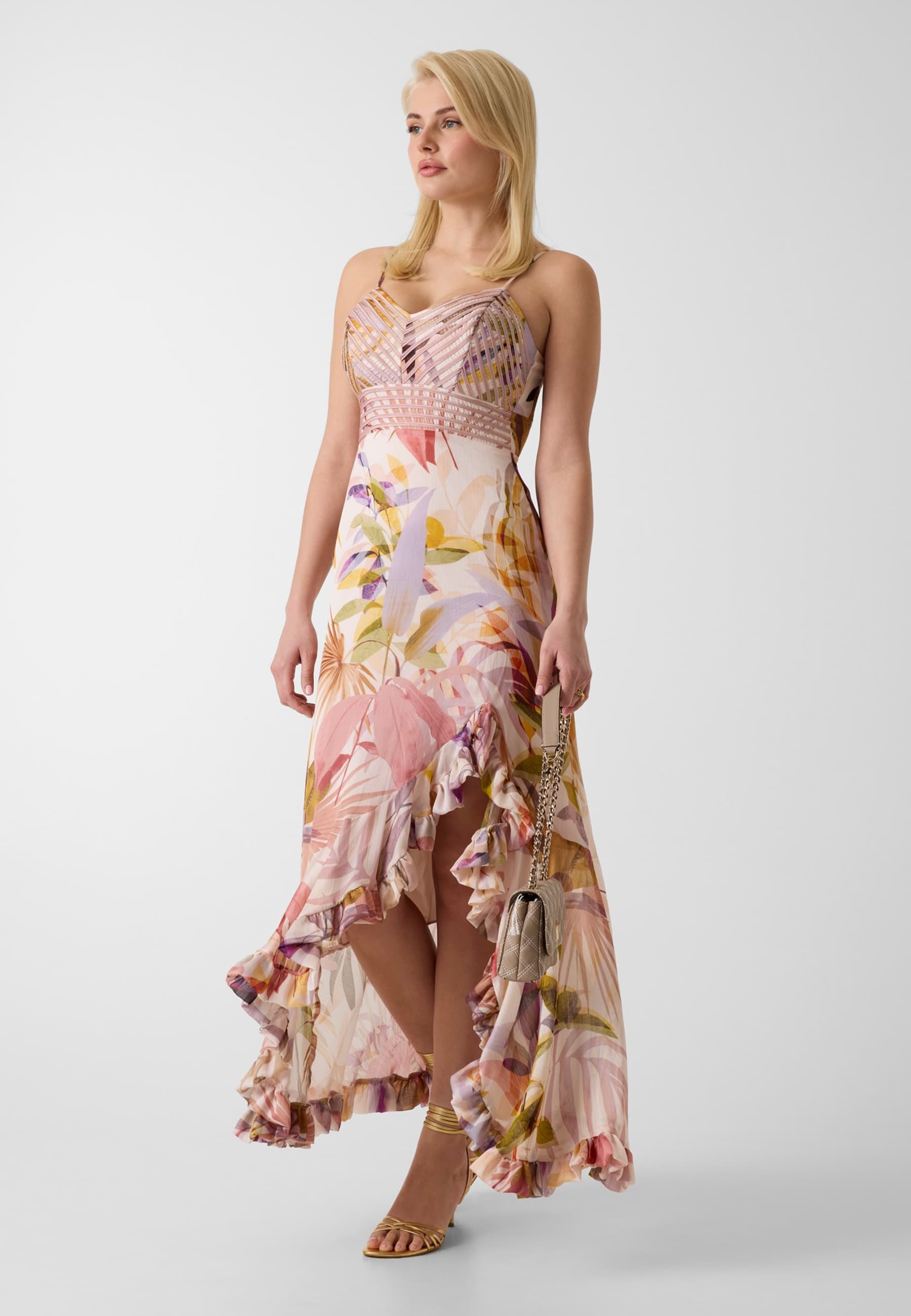 Volant Long Dress, GUESS