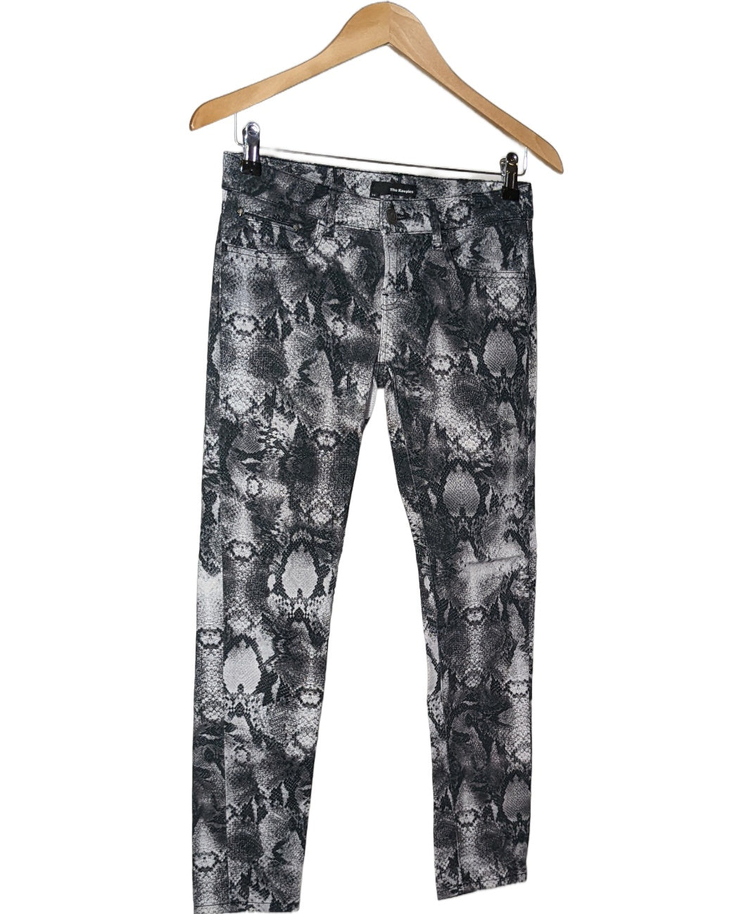 Pantalon THE KOOPLES Taille 36 - Imprimé Léopard Bordeaux, Bon état Occasion