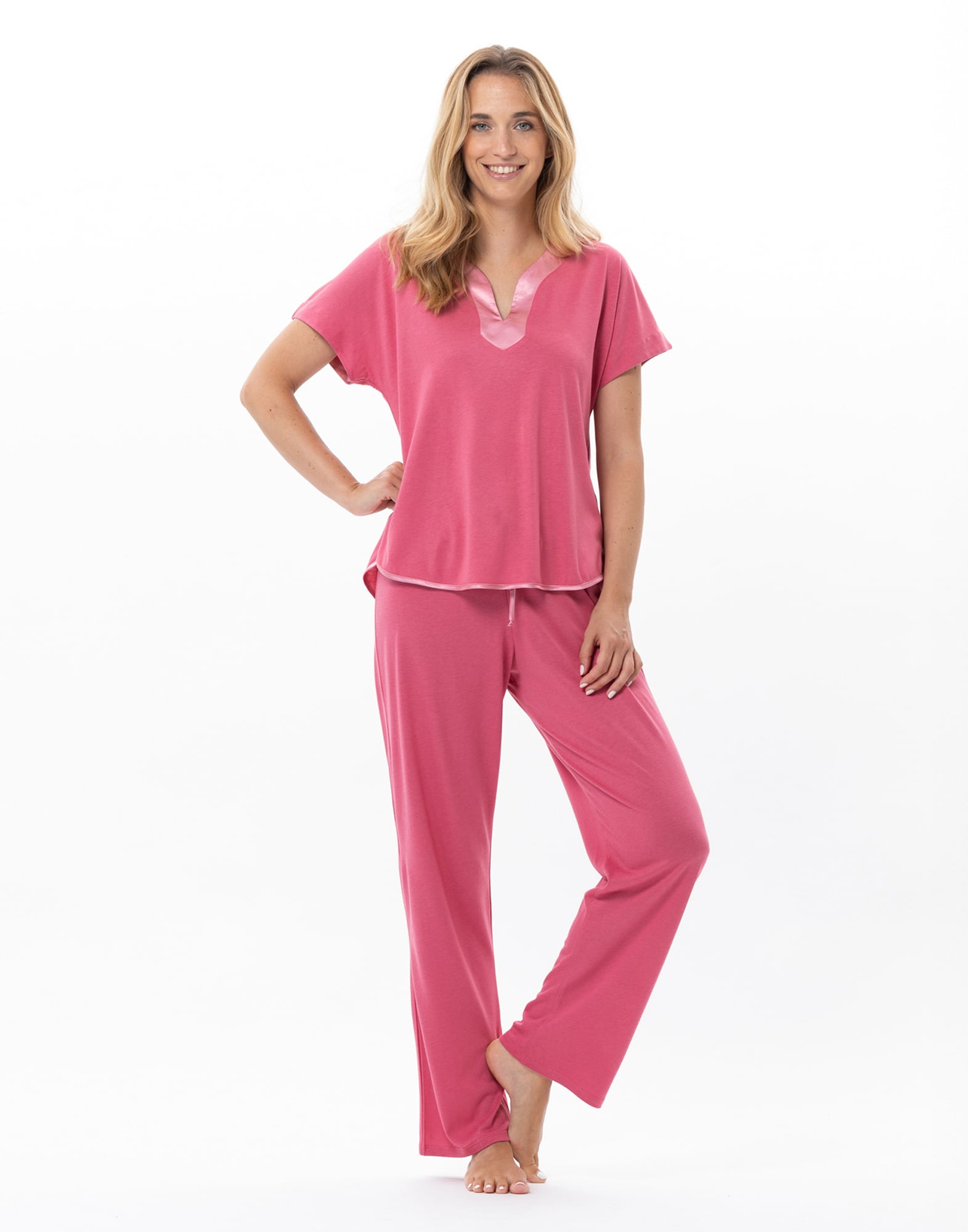Pyjama en coton modal MILY 202, LE CHAT