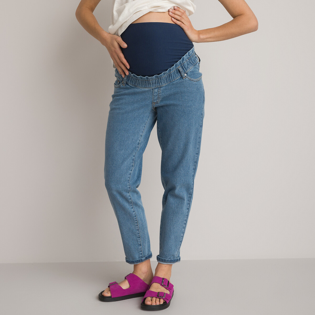 bericht bijwoord Ijdelheid Mom jeans voor zwangerschap La Redoute Collections | La Redoute
