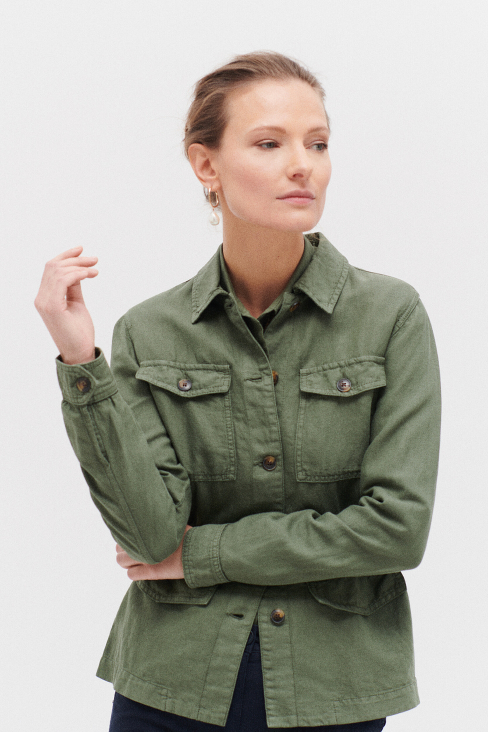 Veste droite en lin GRACEB, CAROLL