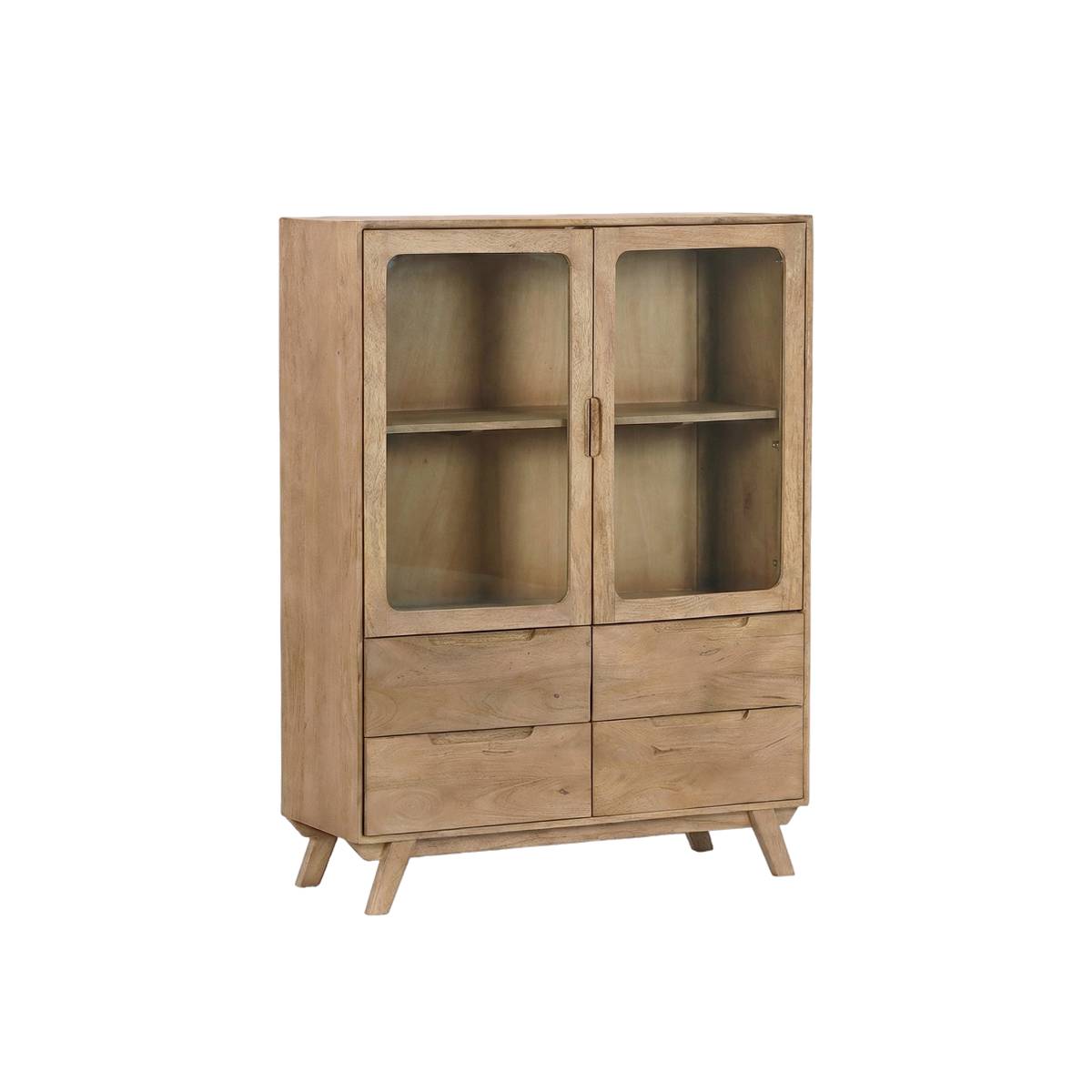 Vitrine en bois de manguier FOLIA, MADE IN MEUBLES