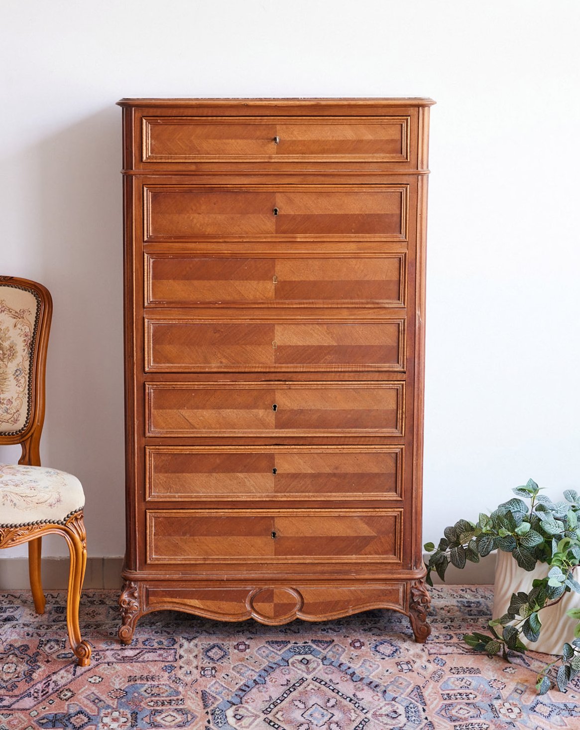 Secrétaire en marqueterie Honoré N°194 - Bon état, DEBONGOUT