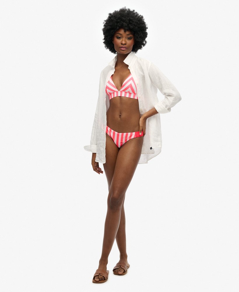 Bas de bikini espiègle rayé, SUPERDRY
