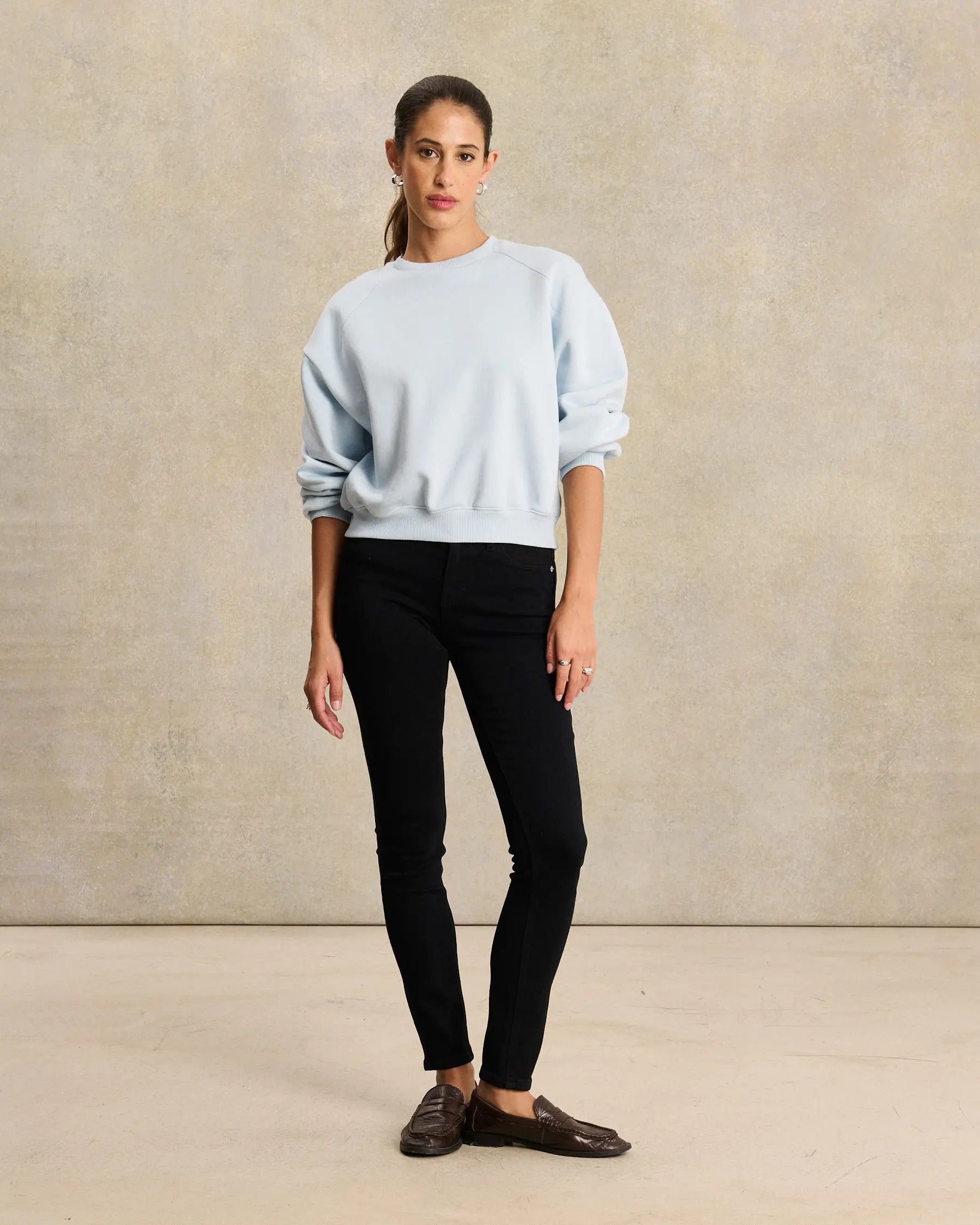 Jeans slim taille moyenne, LABDIP