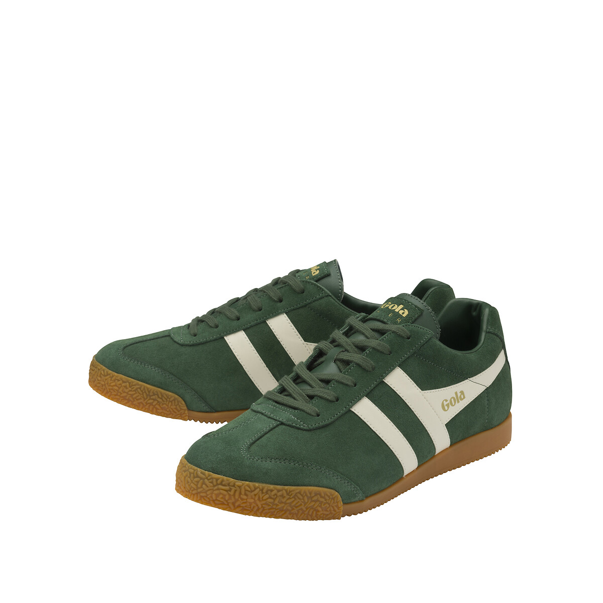 Harrier suede trainers green/white Gola 