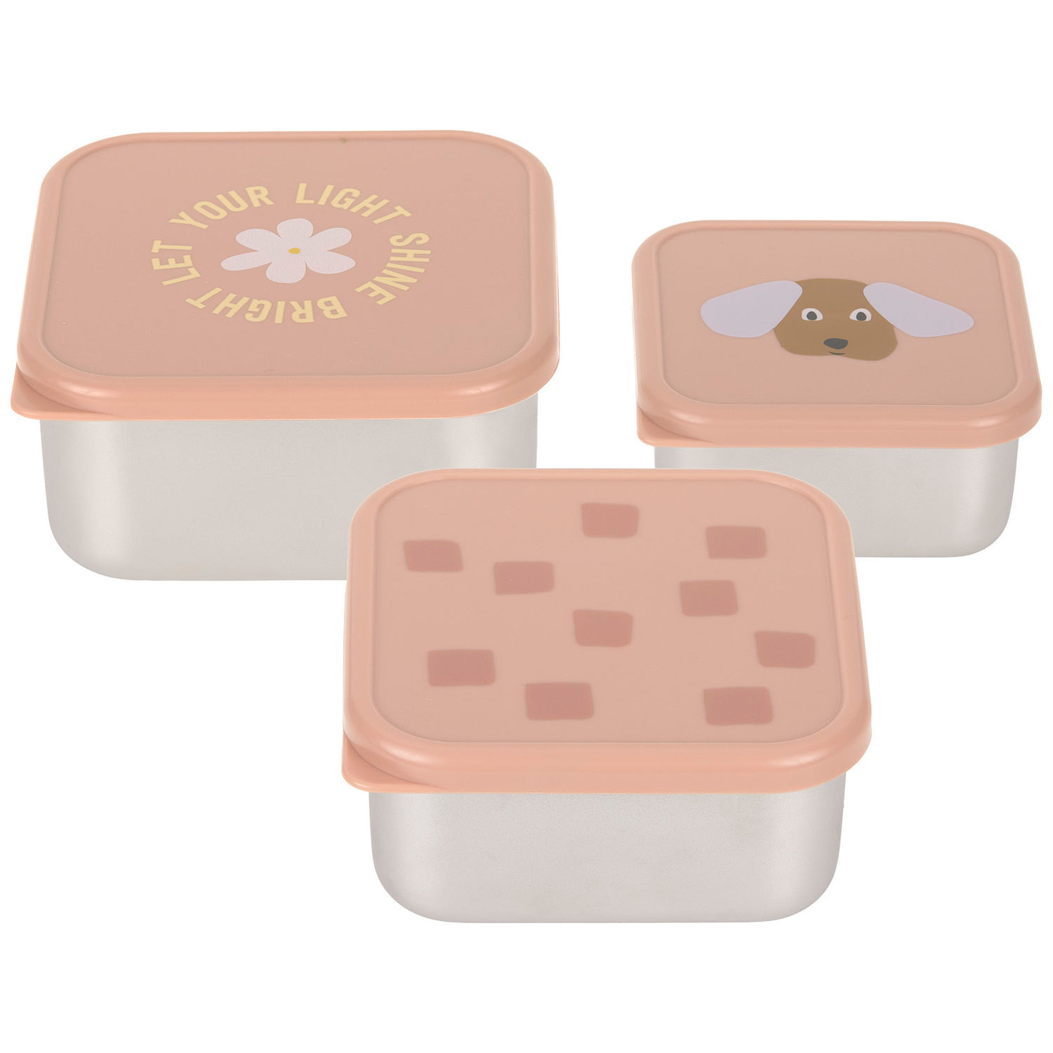 Lot de 3 boîtes à goûter, LASSIG