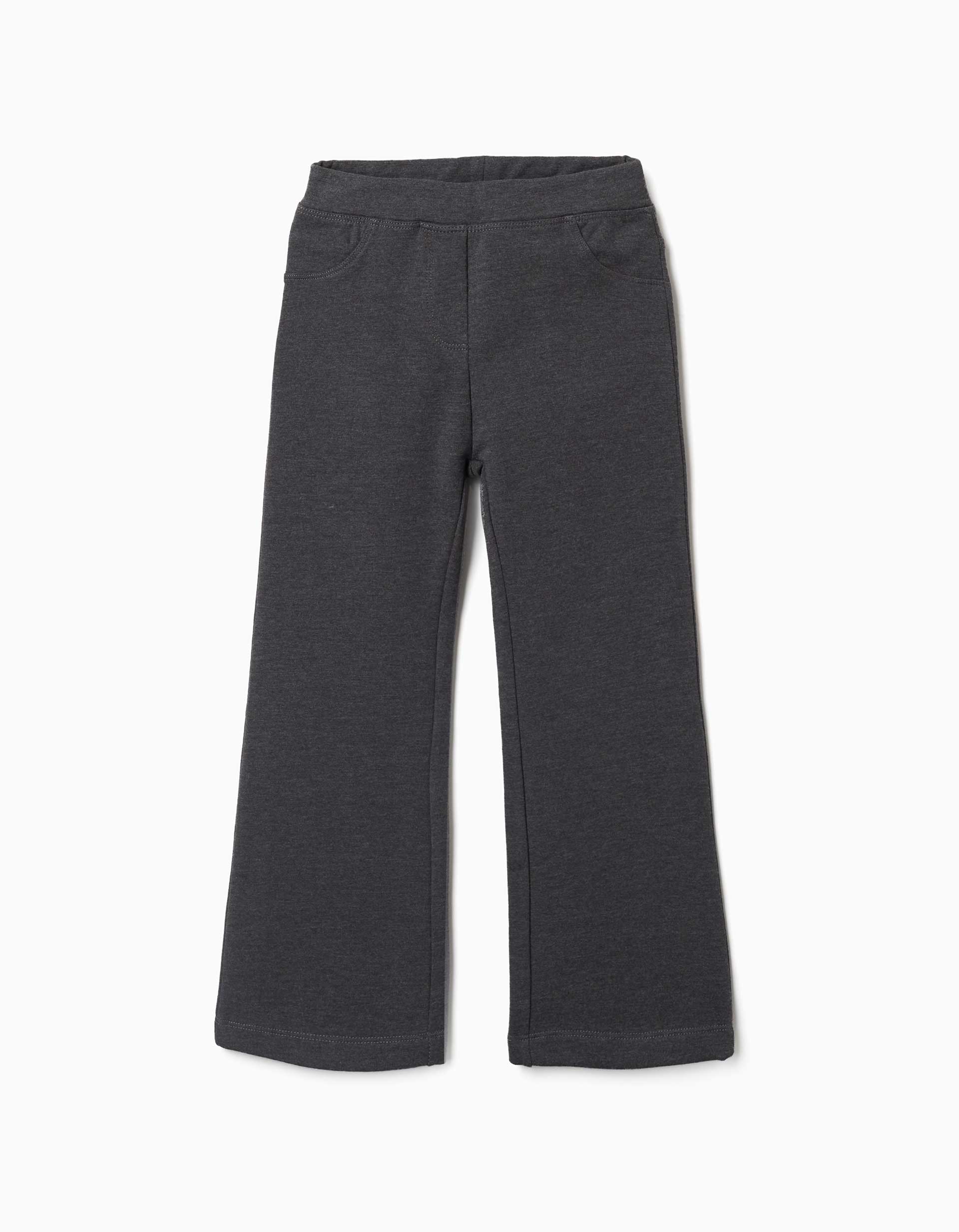 Jegging évasé en coton peigné, ZIPPY