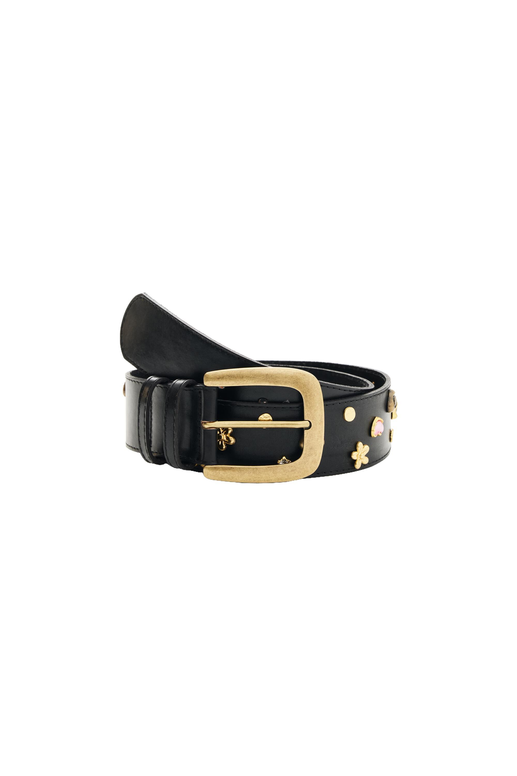 Ceinture en cuir avec appliques, DESIGUAL