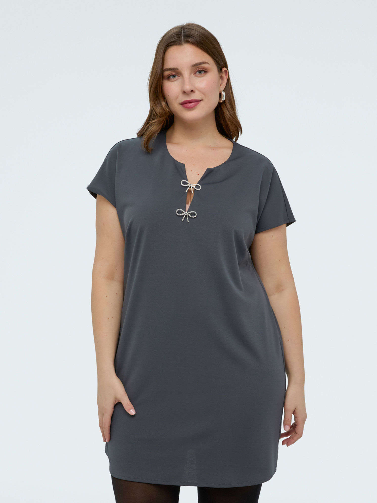 Robe en point de Milan à nœuds, FIORELLA RUBINO