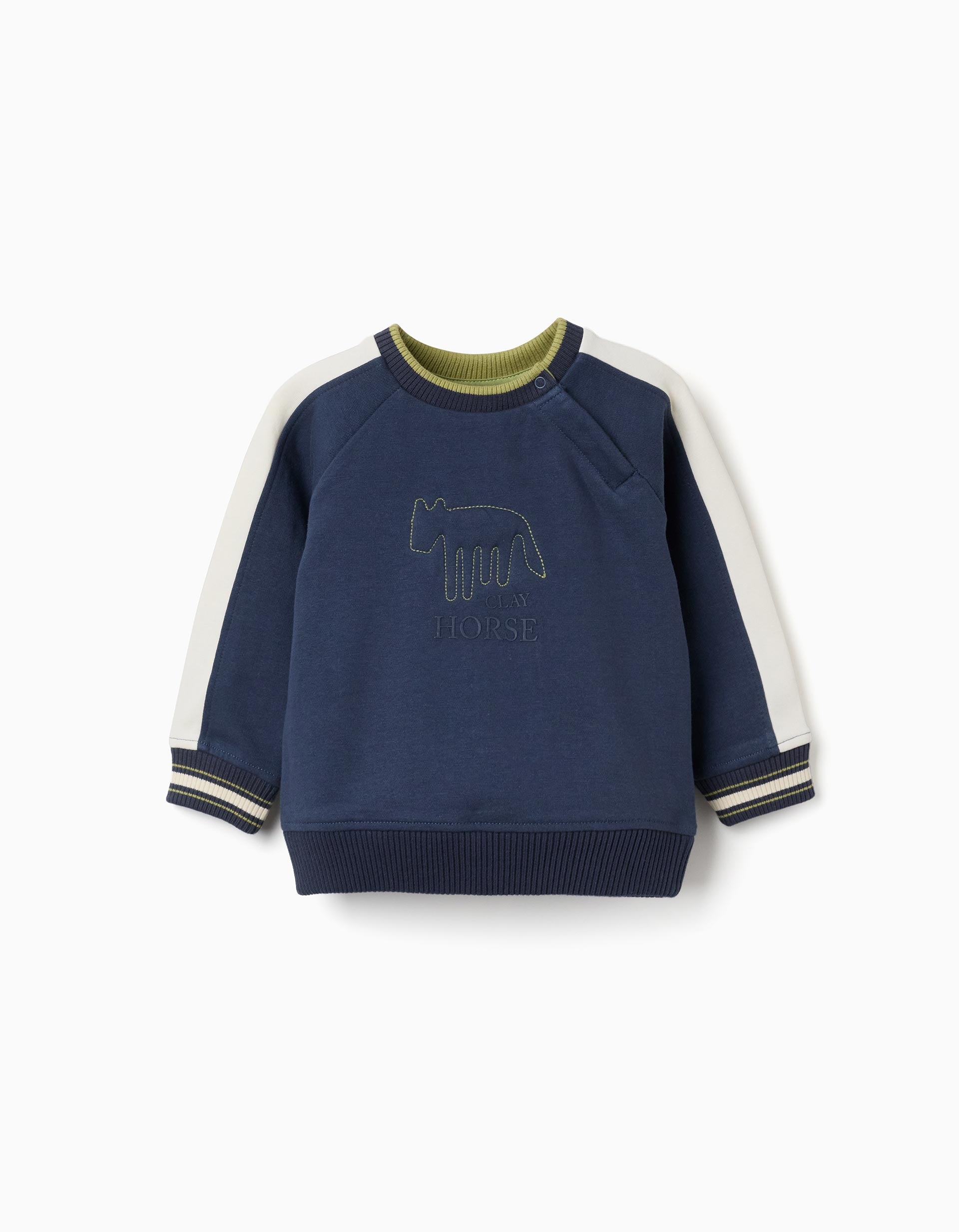 Sweat en coton peigné avec imprimé Clay Horse, ZIPPY
