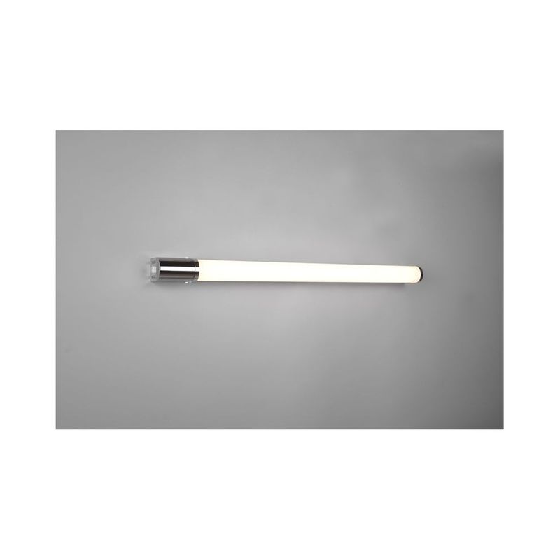 applique salle de bain ip44 piera chrome 1x16w smd led