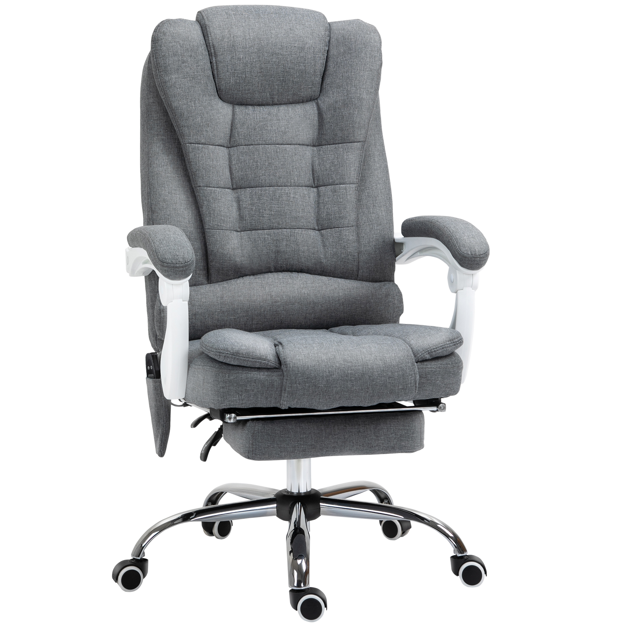 Fauteuil de bureau avec fonction massage, HOMCOM