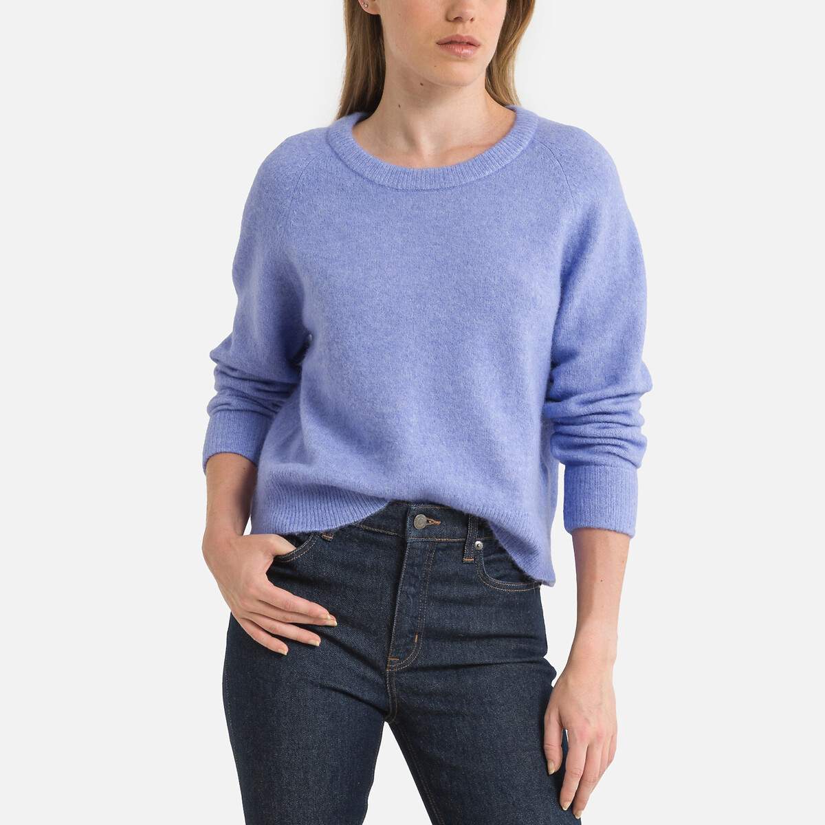 Nor Wool Mix Jumper with Boat Neck