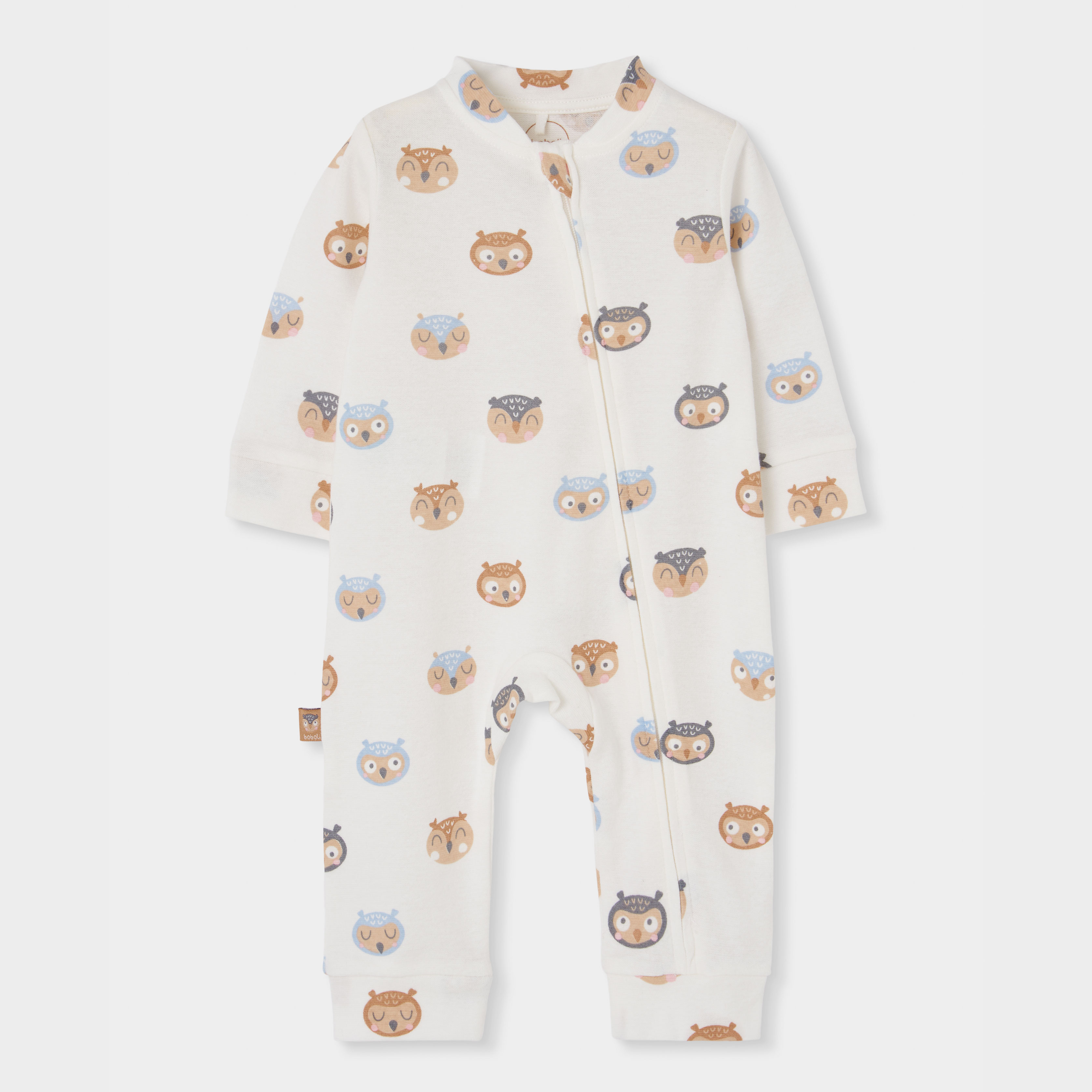 Pyjama bébé imprimée hiboux, BOBOLI