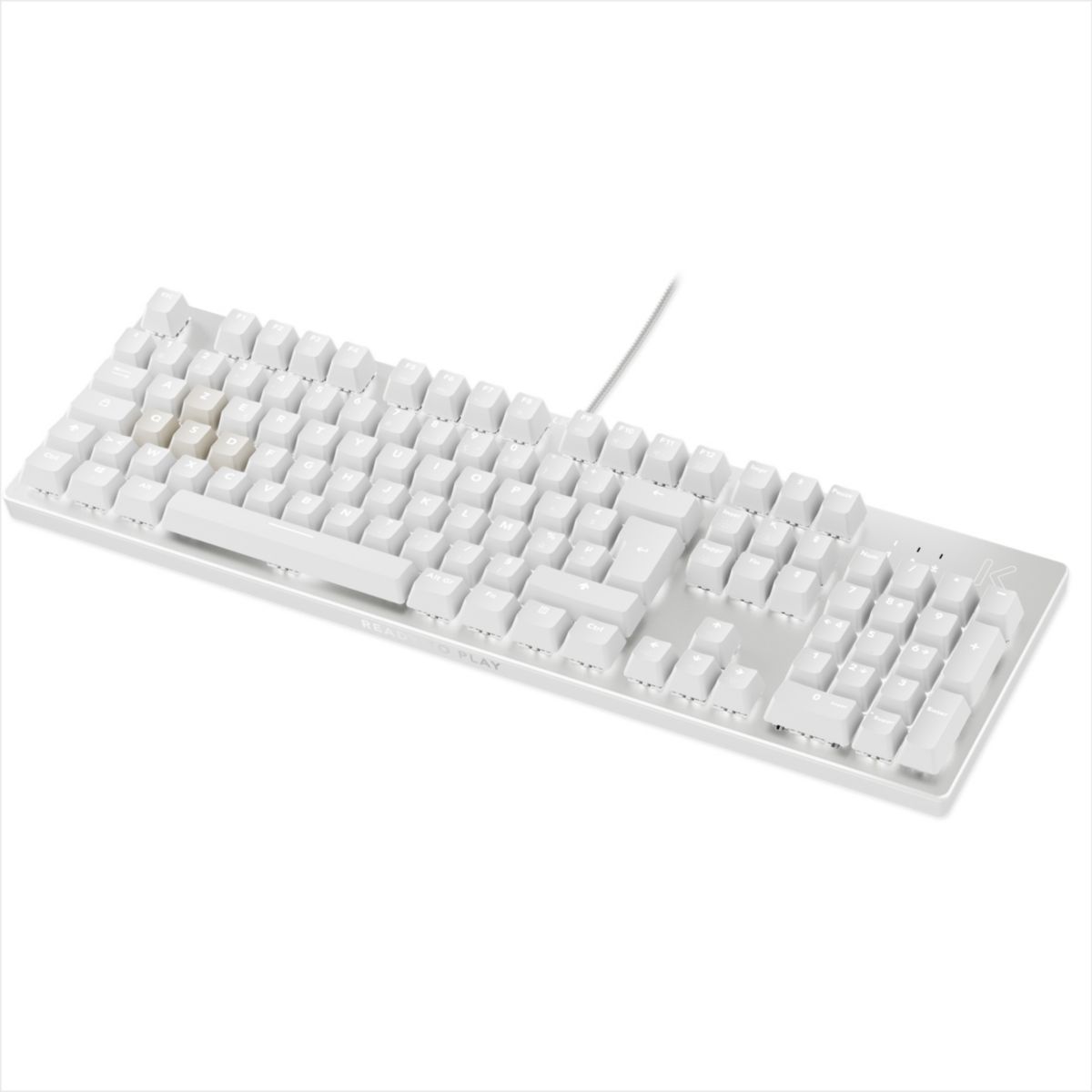 Clavier gamer K15 BLANC Progress, SKILLKORP