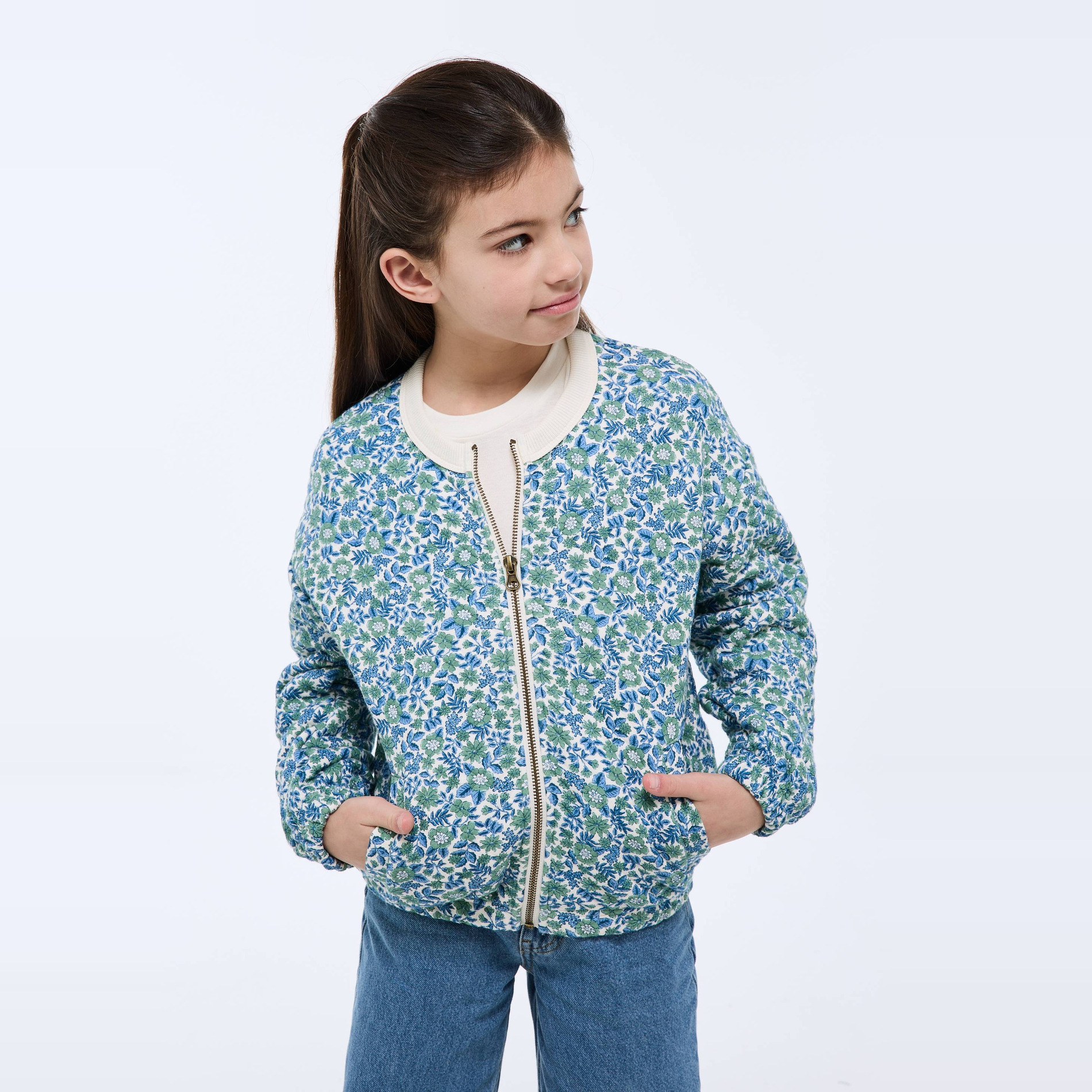Veste teddy imprimé , certifié OEKO-TEX, MONOPRIX