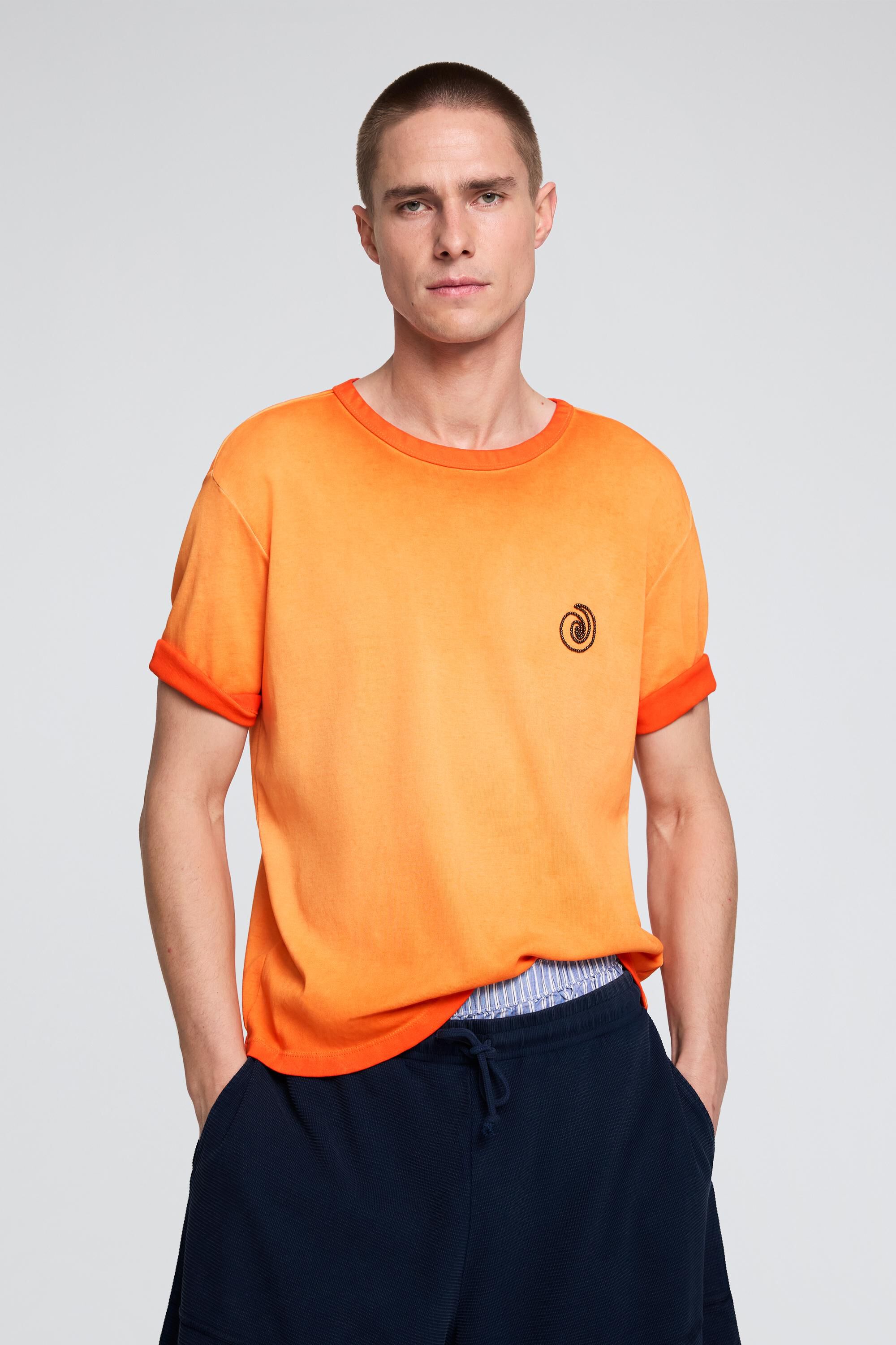 T-shirt en maille dégradée, DESIGUAL