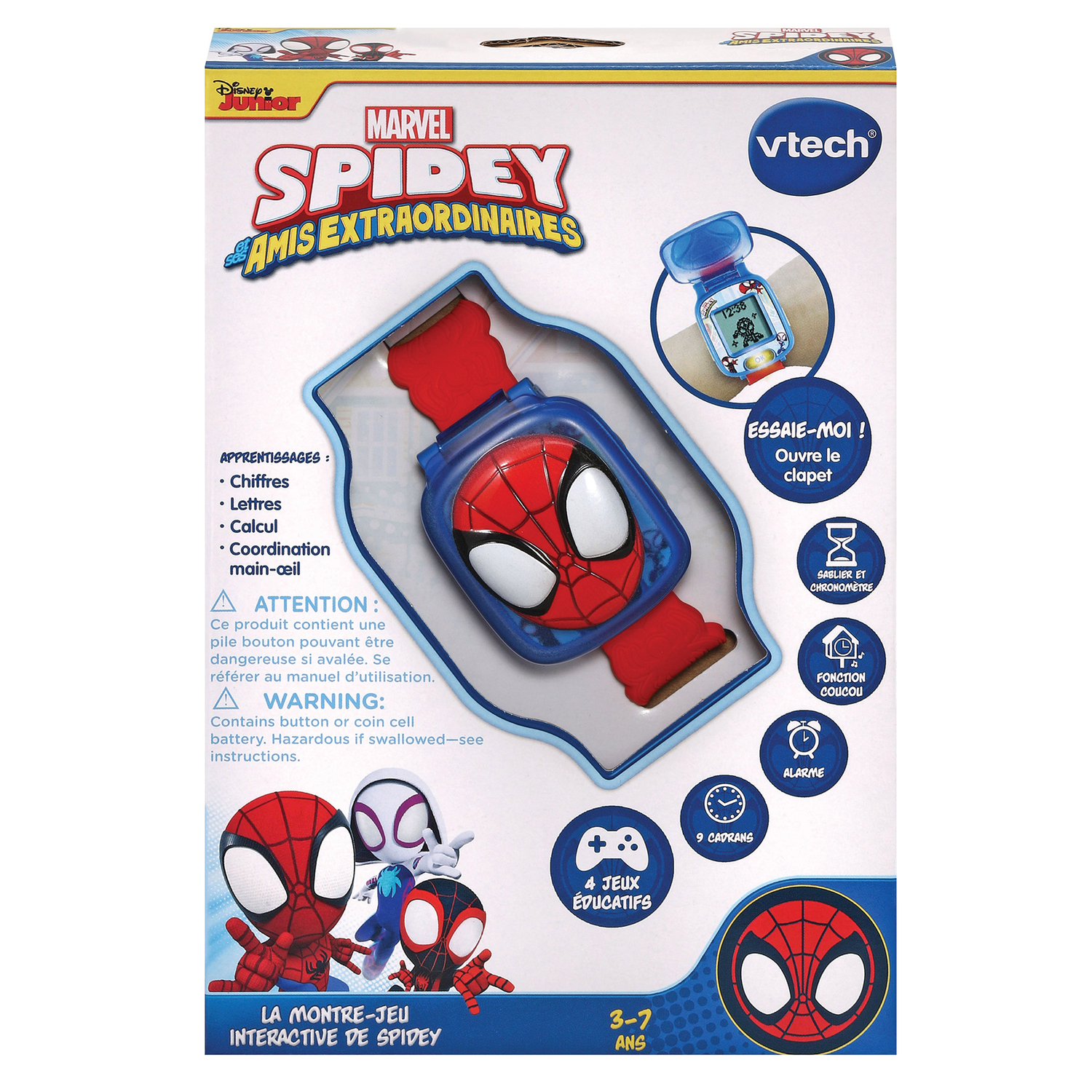 Spidey La montre jeu interactive, VTECH