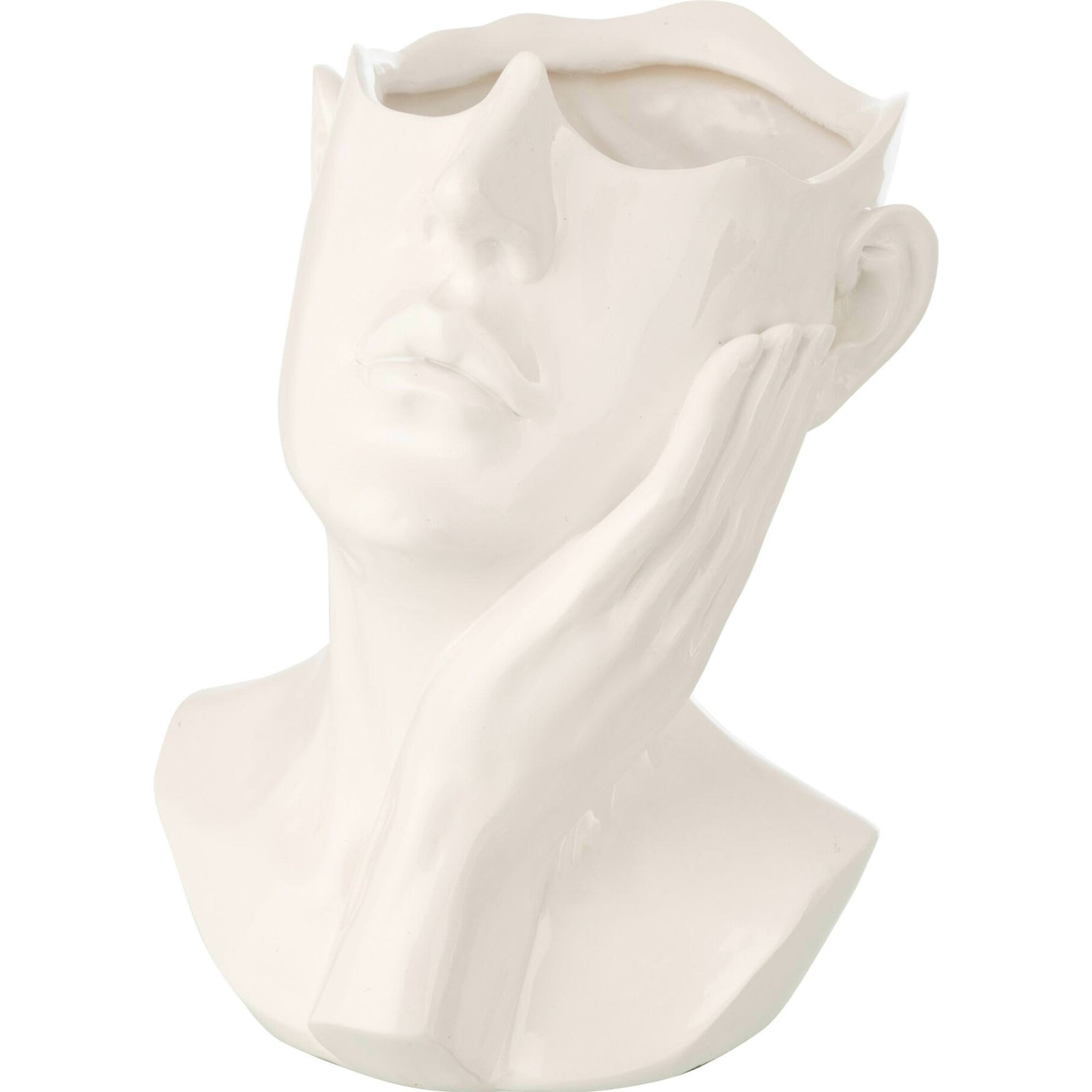 Cache-pot visage sculptural, RECOLLECTION