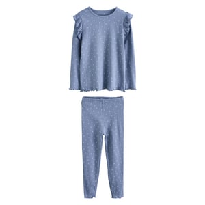 Pyjama Douillet 100% Coton - Lot De 3 Avec Manches Longues Et Motifs Mignons